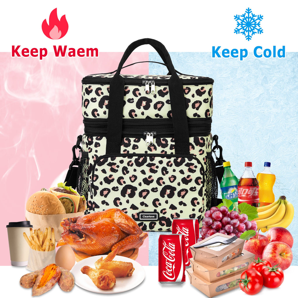 Insulated Lunch Box Large Capacity Cooler Bag Water-Resistant GainNo