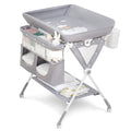 Portable Baby Changing Table with Wheels Adjustable Height and Cleaning Bucket GainNo
