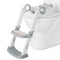 Potty Training Seat with Step Stool Ladder for Toddlers Gray