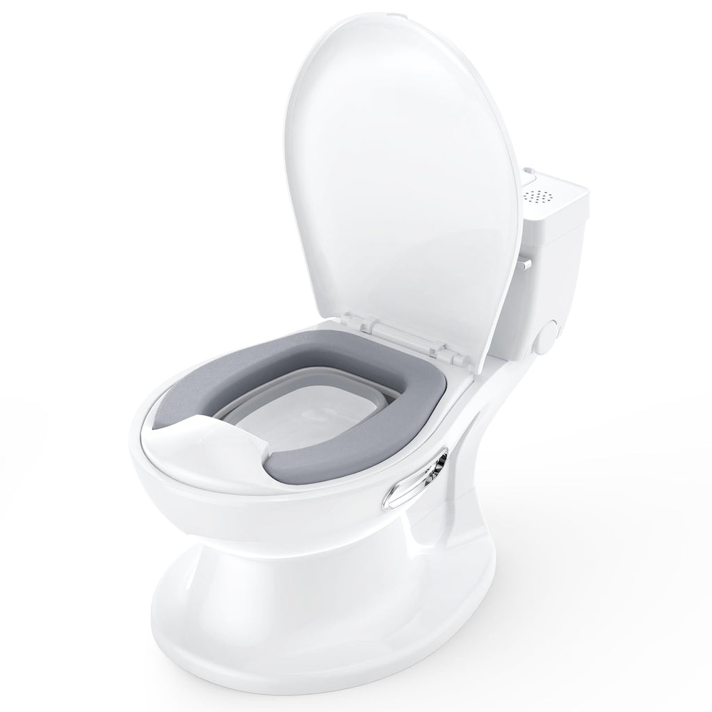 GainNo Potty Training Toilet for Baby with Soft Seat and Flushing Sound