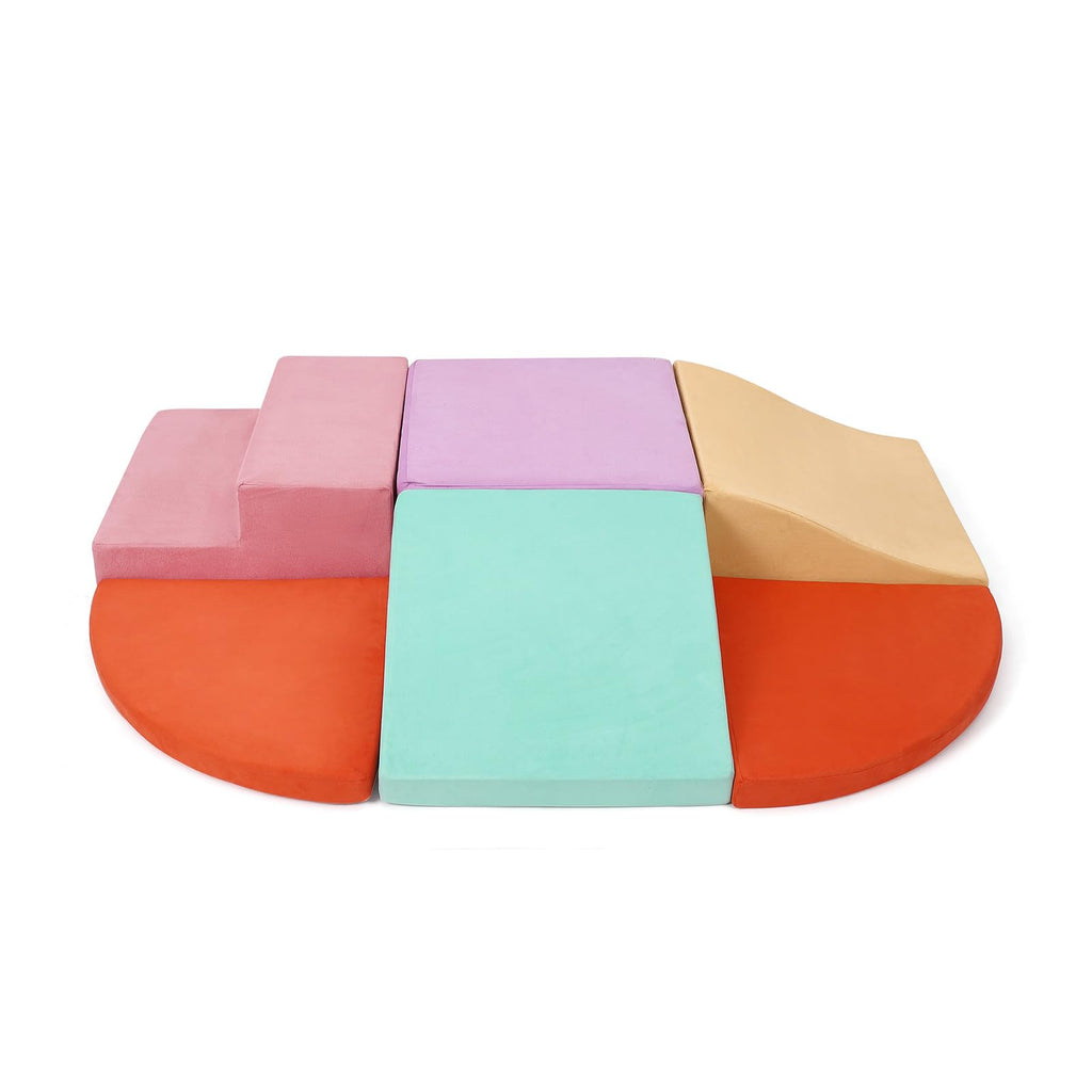 Foam Climbing Blocks Set 6PCS for Toddlers GainNo