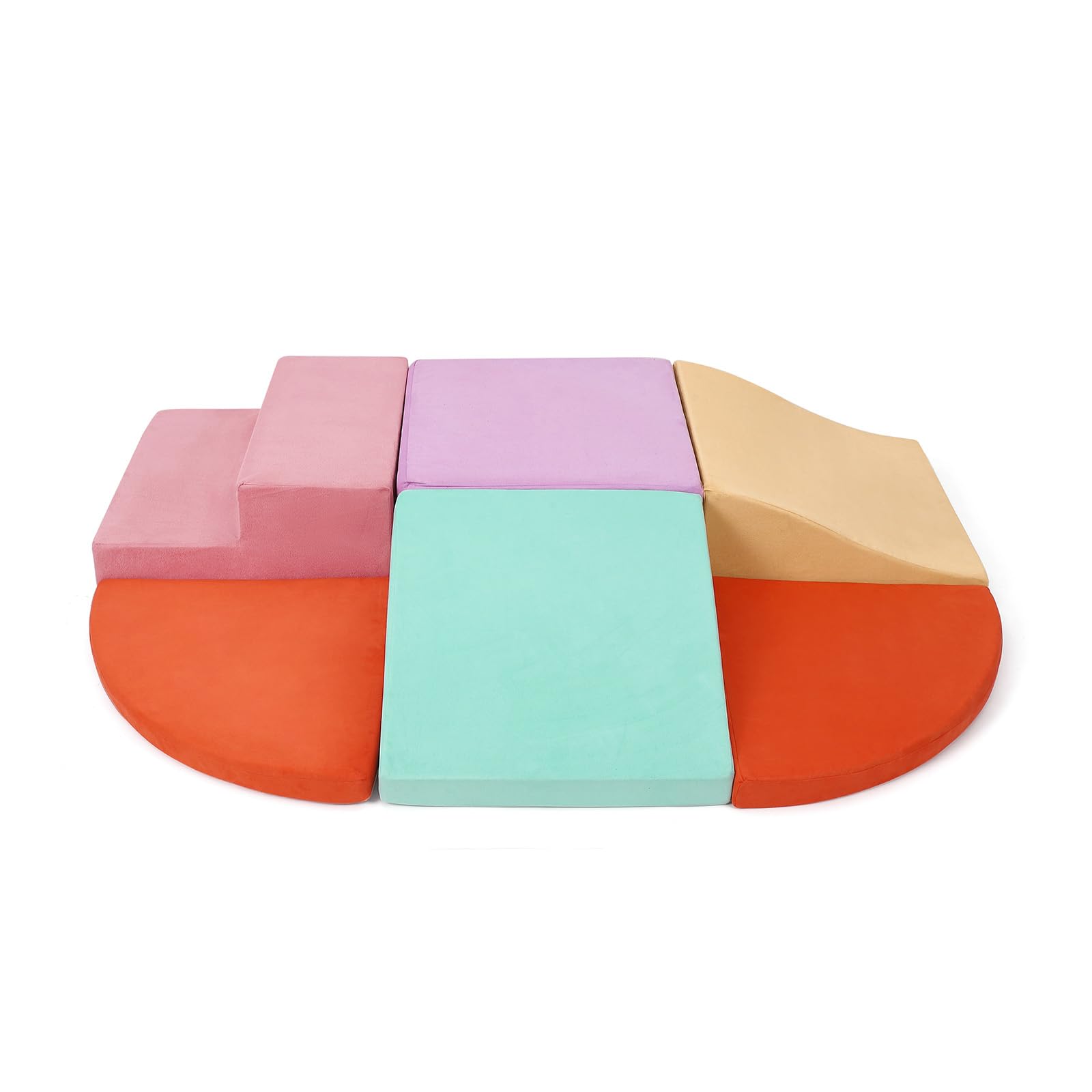Foam Climbing Blocks Set 6PCS for Toddlers GainNo