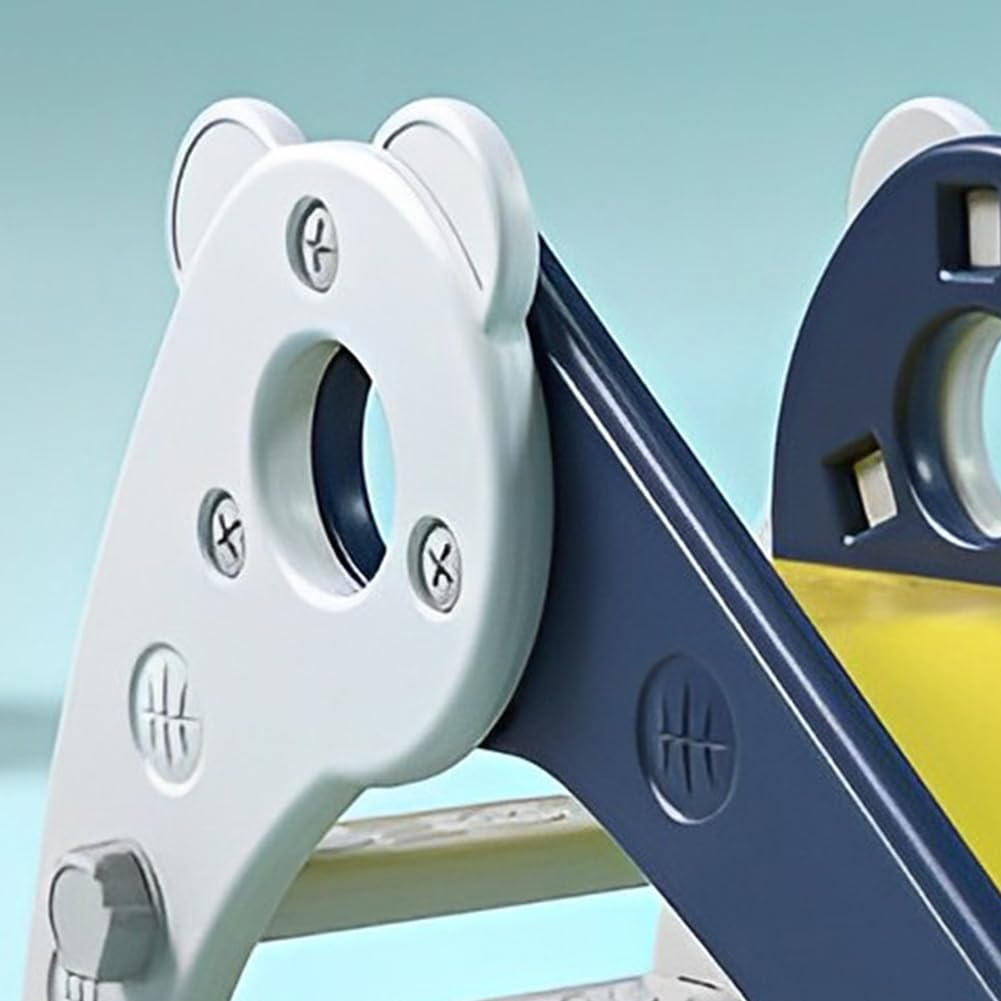 Toddler Indoor Outdoor Plastic Slide Climber for Ages 1-3 Navy GainNo