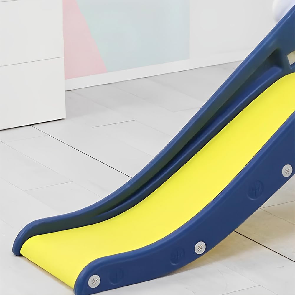 Toddler Indoor Outdoor Plastic Slide Climber for Ages 1-3 Navy GainNo