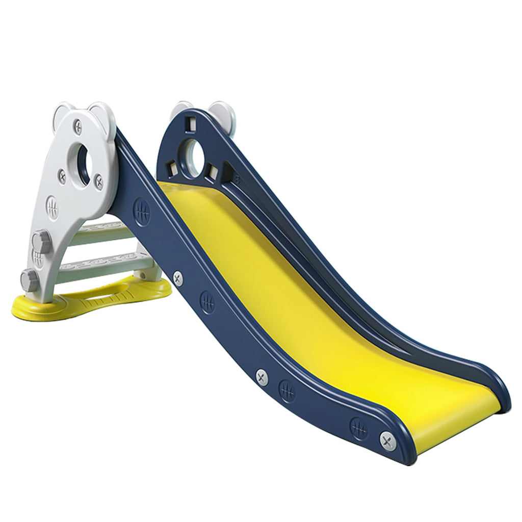 Toddler Indoor Outdoor Plastic Slide Climber for Ages 1-3 Navy GainNo