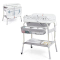Baby Bathtub with Changing Table Gray GainNo