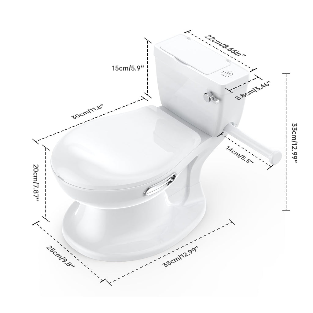 GainNo Potty Training Toilet for Baby with Soft Seat and Flushing Sound
