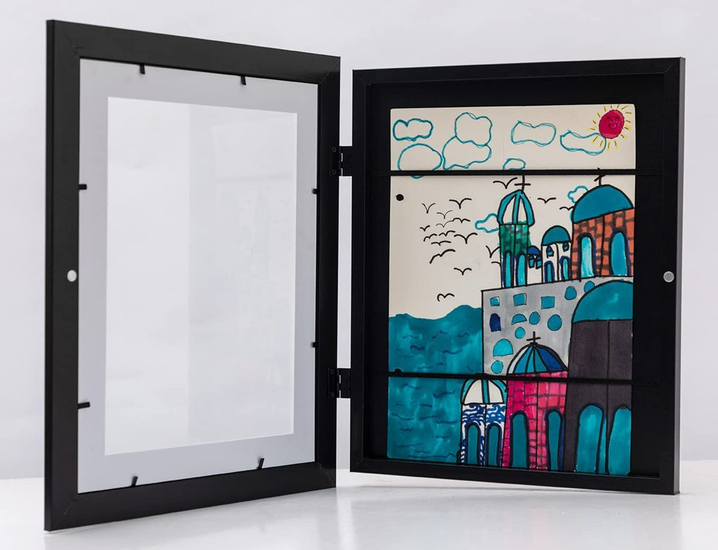 Kids Art Frame Set of 2 10x13.5 Inches Holds 150 Sheets A4 GainNo