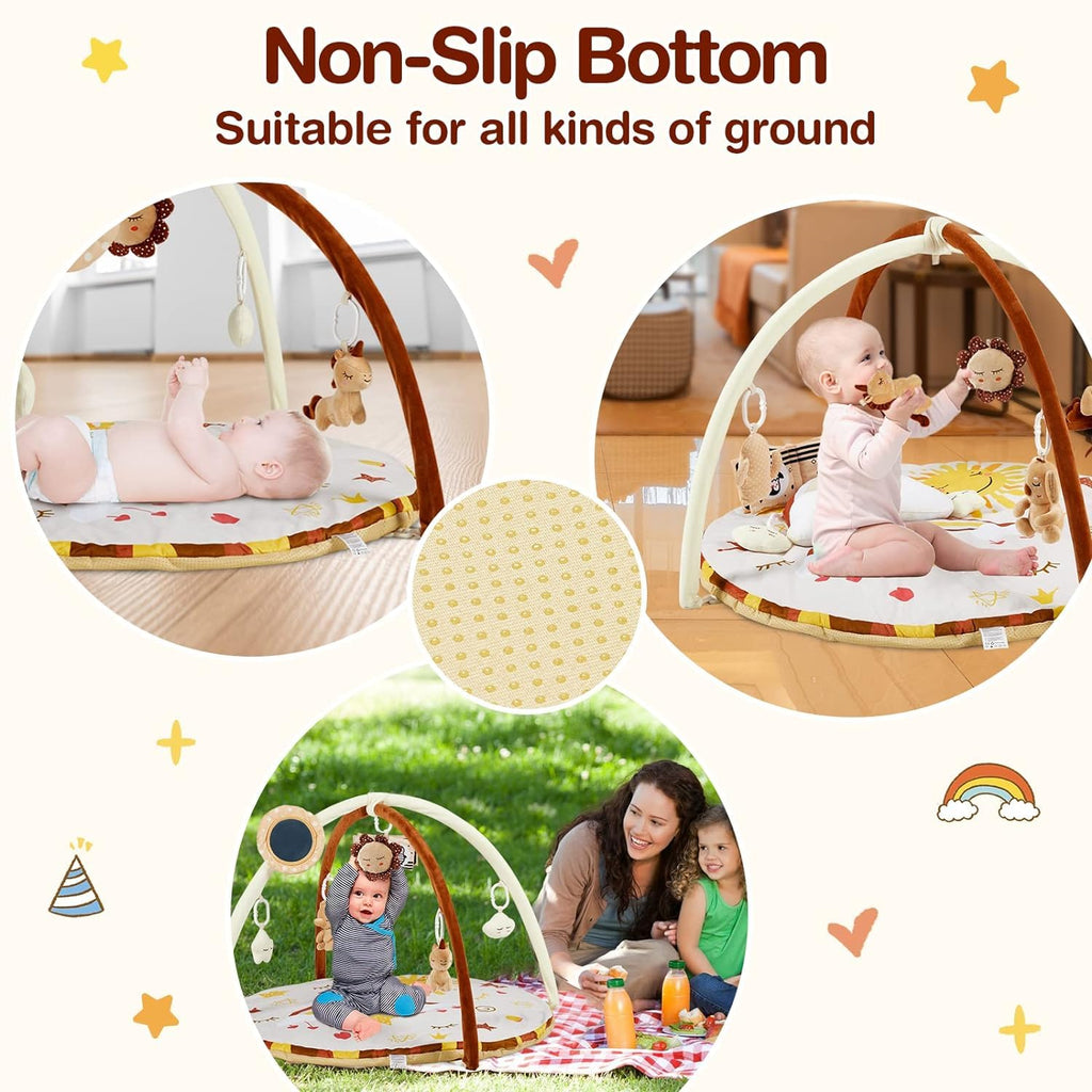 Baby Gym Play Mat with 9 Detachable Toys GainNo