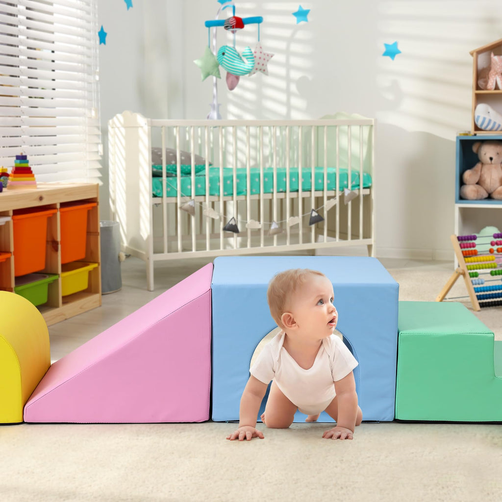 Foam Climbing Blocks for Toddlers and Preschoolers 4PCS GainNo
