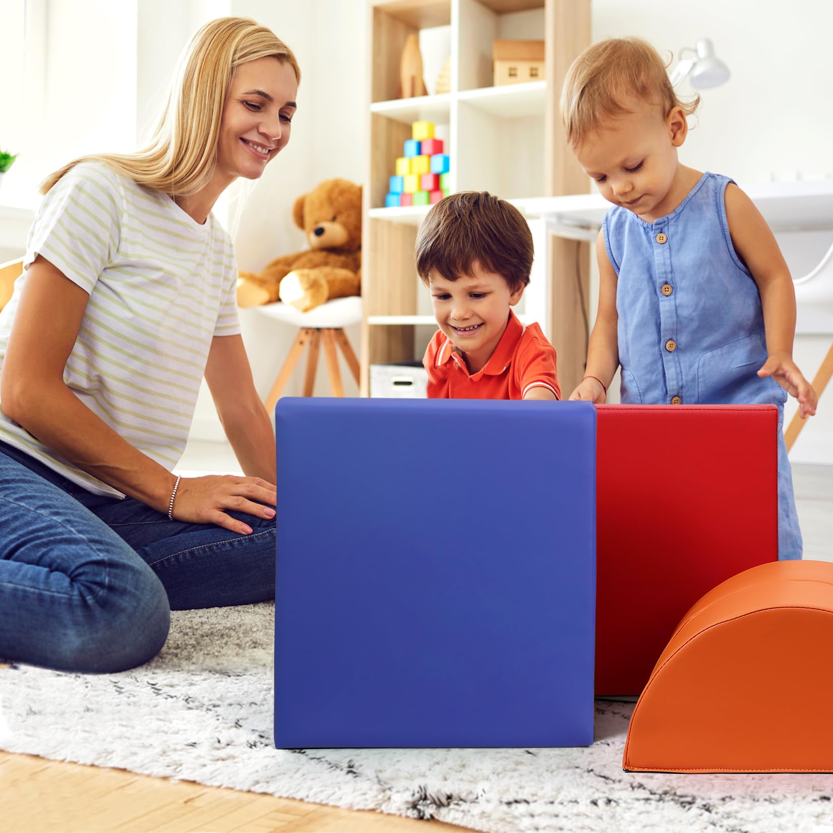 Foam Climbing Blocks Set for Toddlers 5PCS