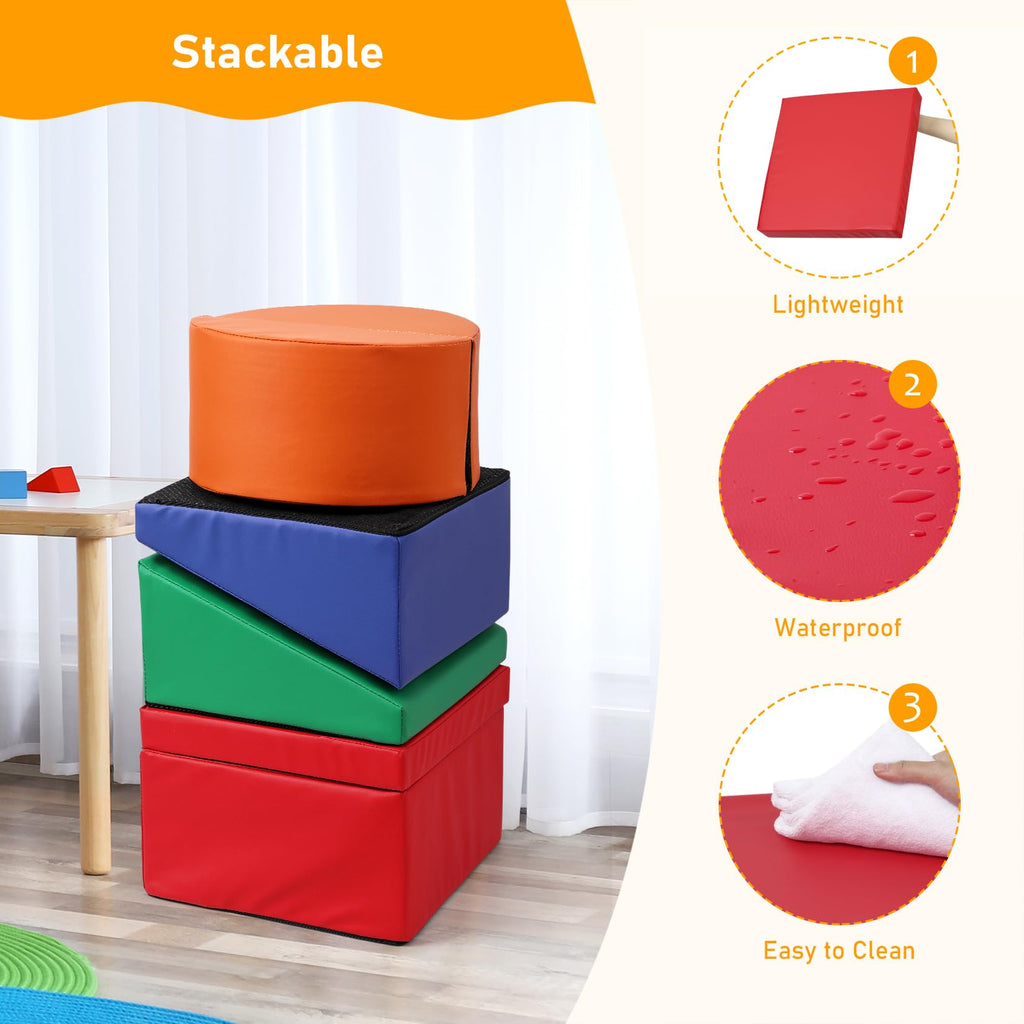 Foam Climbing Blocks Set for Toddlers 5PCS