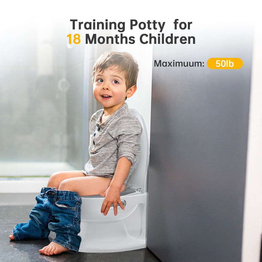 GainNo Potty Training Toilet for Baby with Soft Seat and Flushing Sound