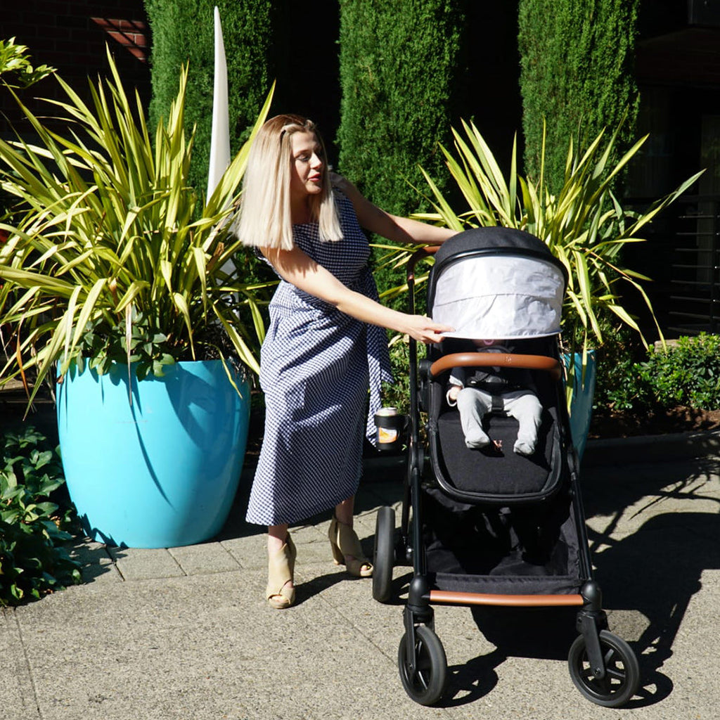 Single to Double Stroller with Toddler Seat GainNo