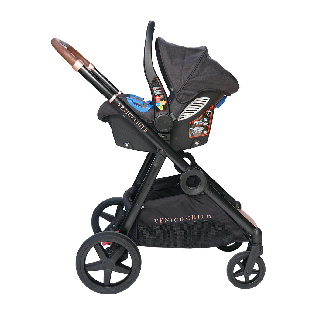 Single to Double Stroller with Toddler Seat GainNo