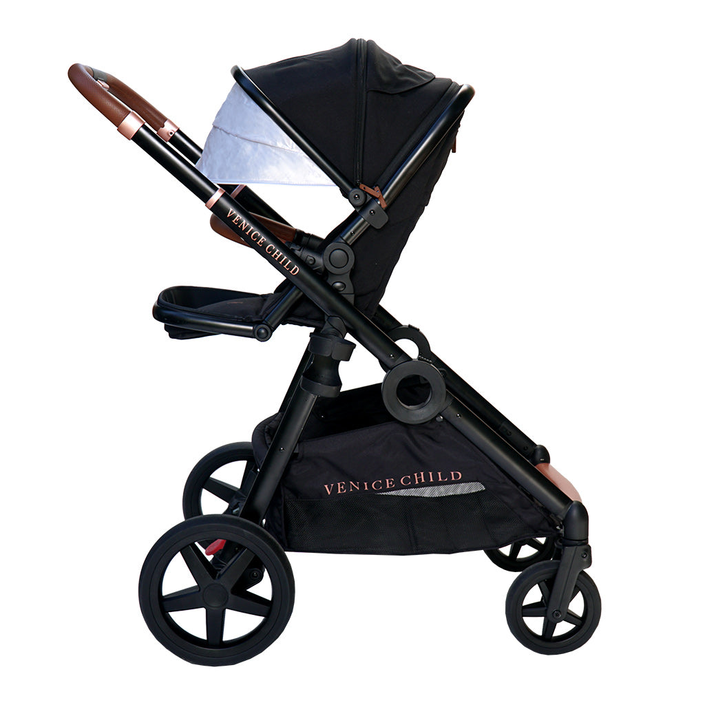 Single to Double Stroller with Toddler Seat GainNo