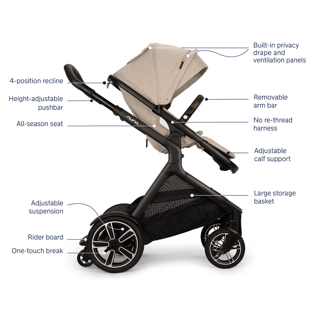 Double Stroller GainNo DEMI Next