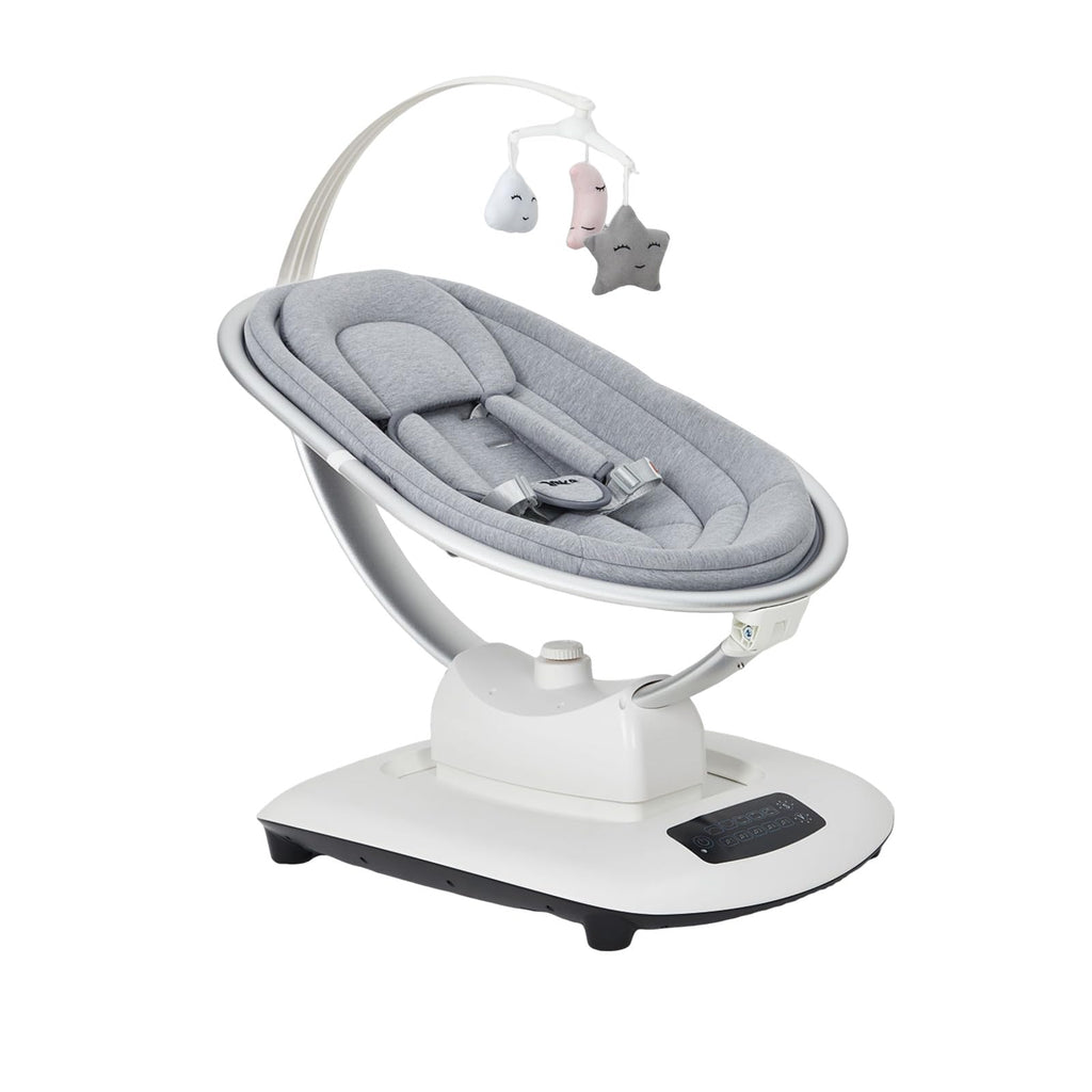 Electric Baby Swing with 5 Soothing Motions Light Grey