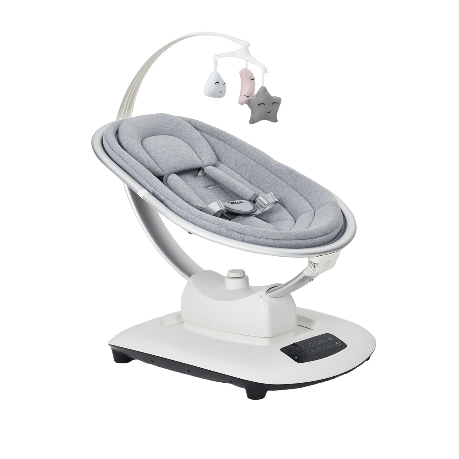 Electric Baby Swing with 5 Soothing Motions Light Grey