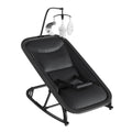 Aluminum Frame Baby Swing with Adjustable 3-Position Design Black