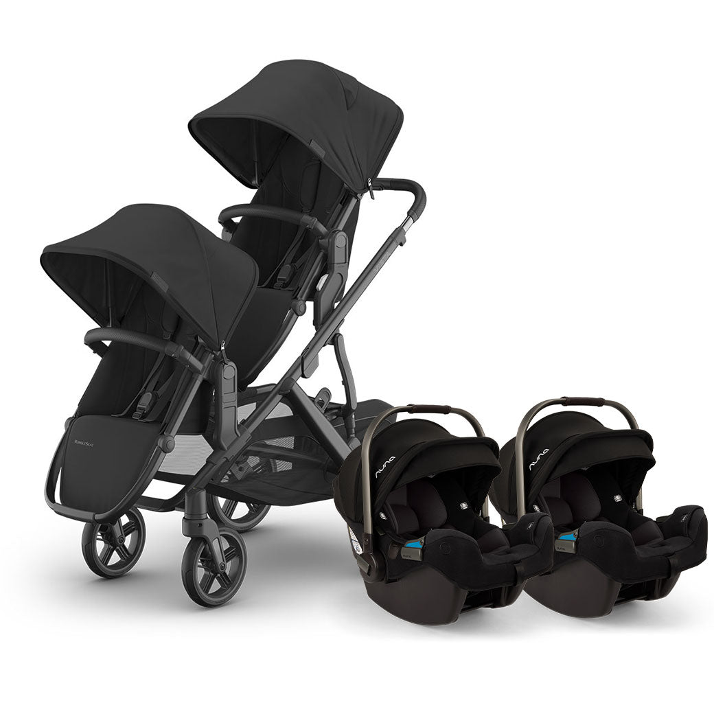 Twin Stroller with Nuna PIPA Series Travel System GainNo