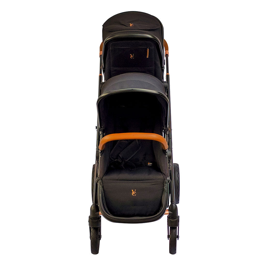 Single to Double Sit-and-Stand Stroller with 2nd Toddler Seat GainNo