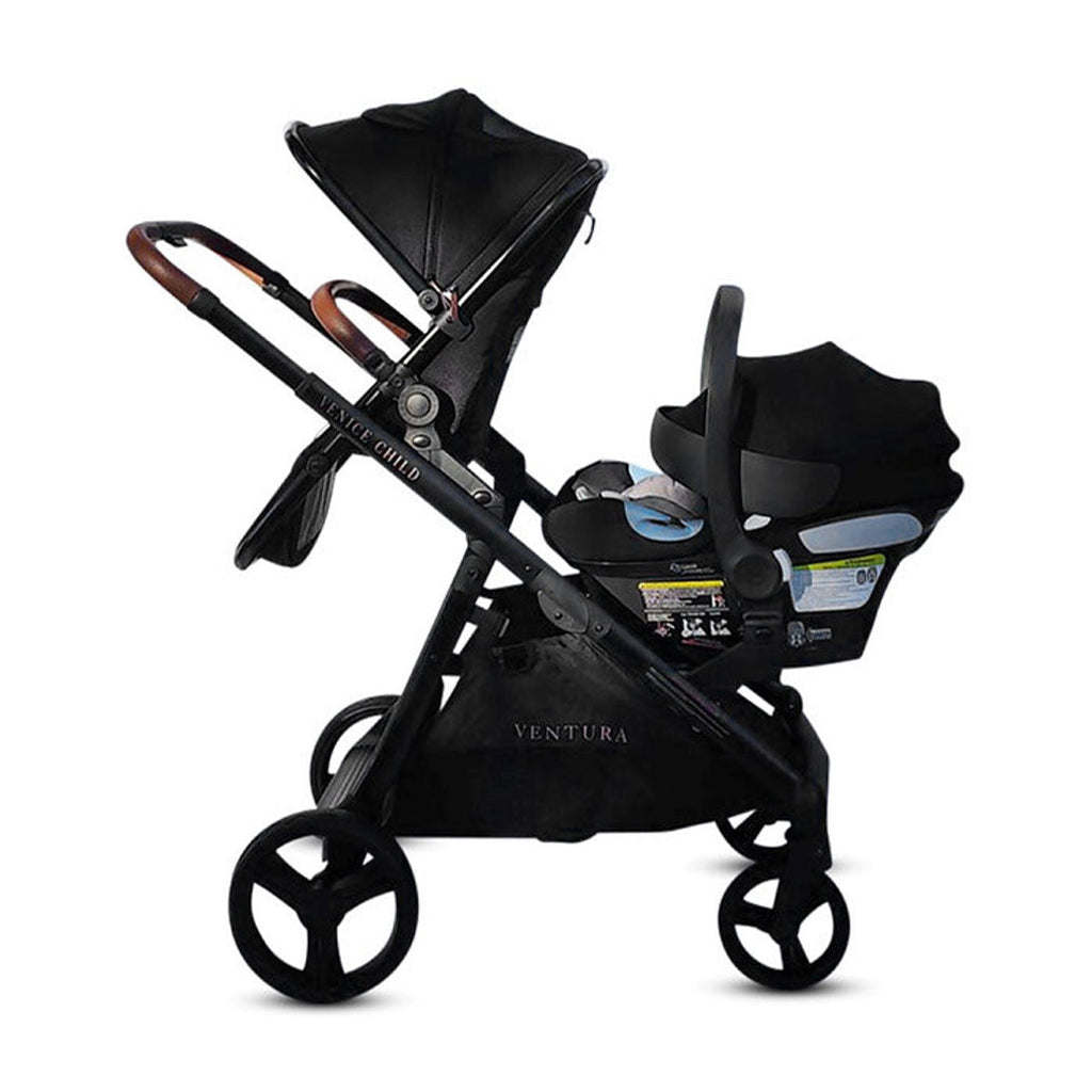 Single to Double Sit-and-Stand Stroller with 2nd Toddler Seat GainNo