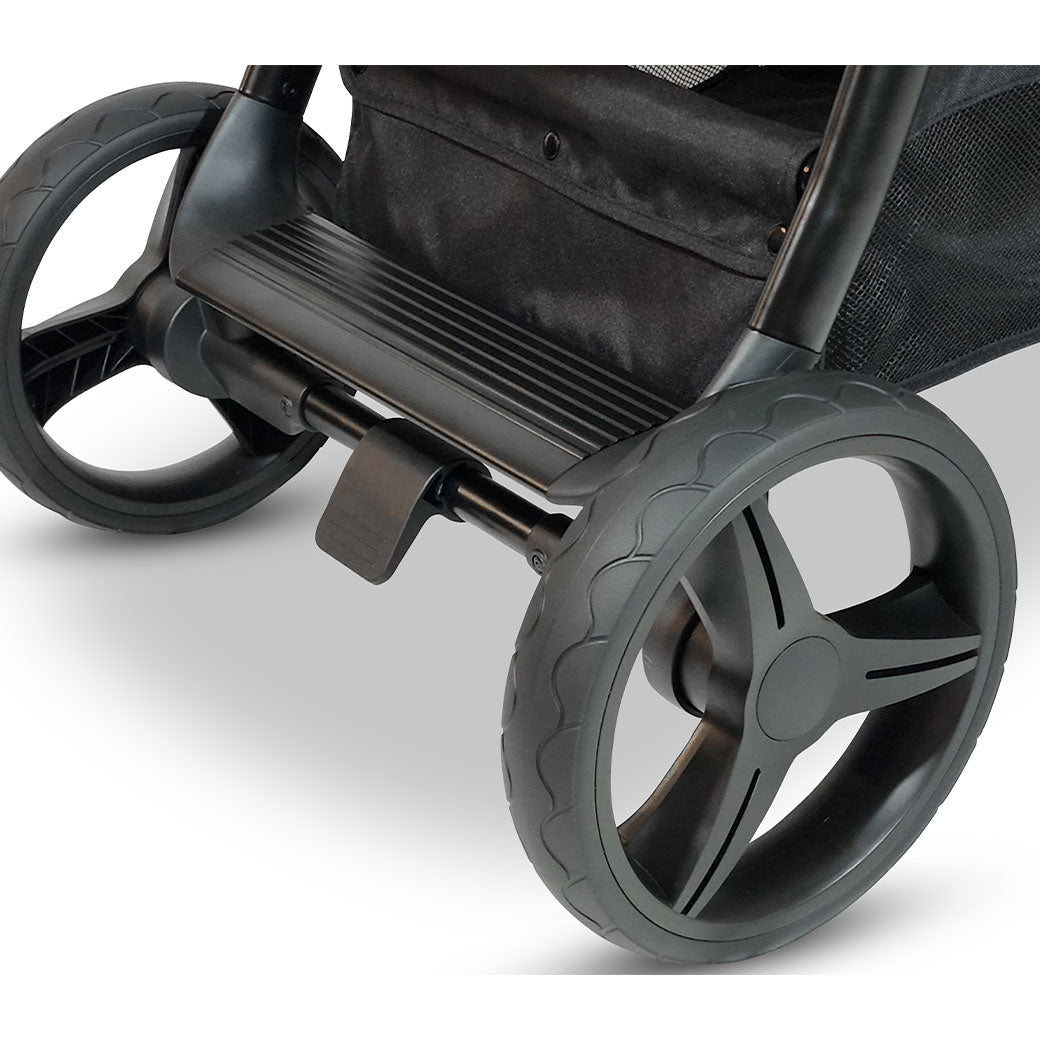 Single to Double Sit-and-Stand Stroller with 2nd Toddler Seat GainNo
