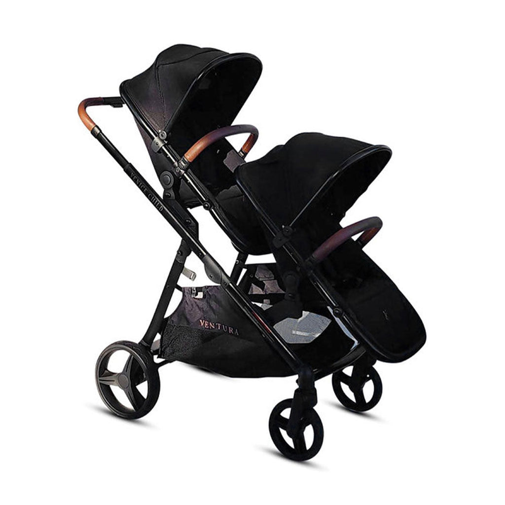 Single to Double Sit-and-Stand Stroller with 2nd Toddler Seat GainNo