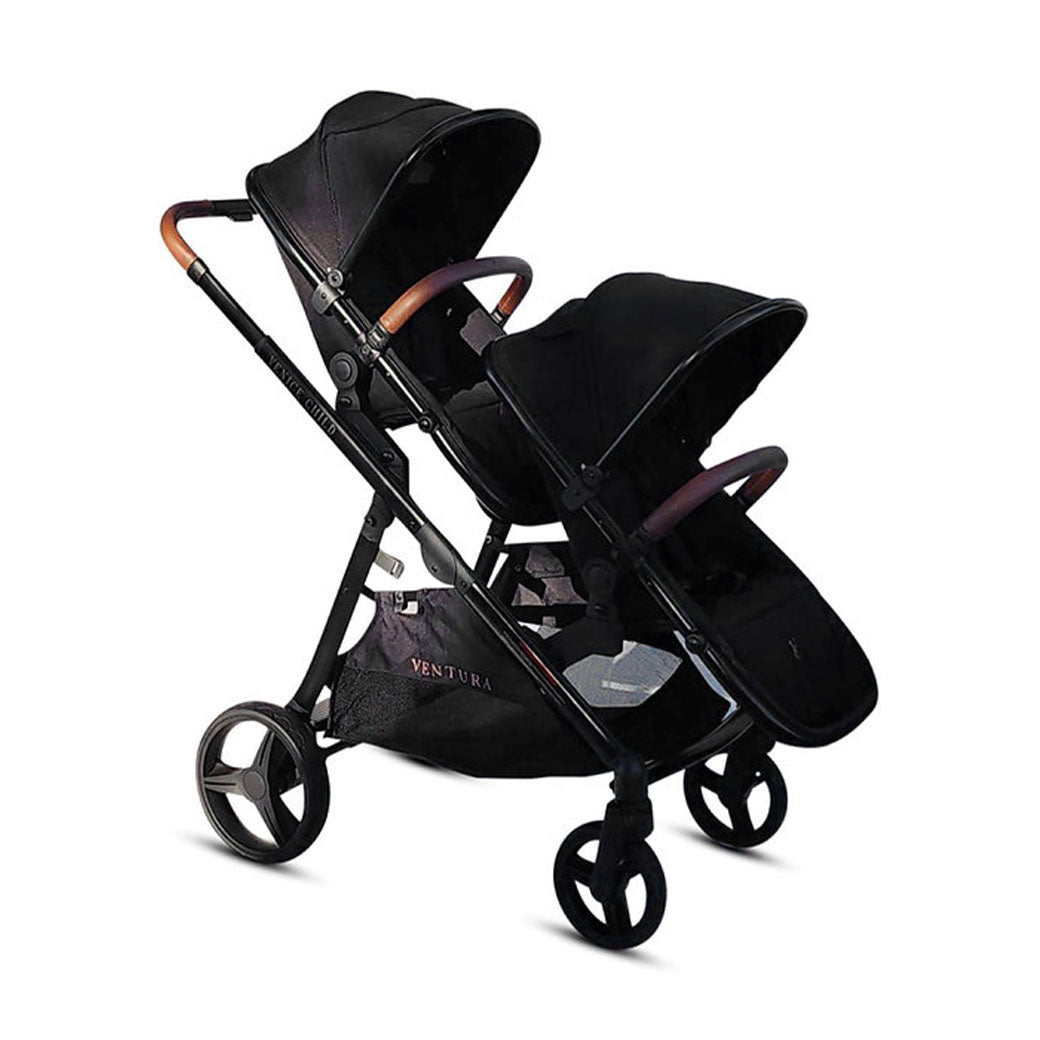 Single to Double Sit-and-Stand Stroller with 2nd Toddler Seat GainNo