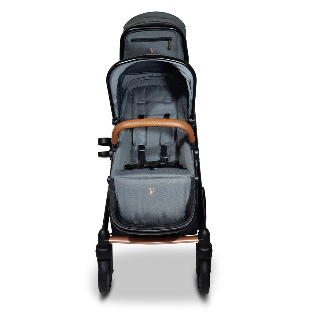 Single to Double Sit-and-Stand Stroller with 2nd Toddler Seat GainNo